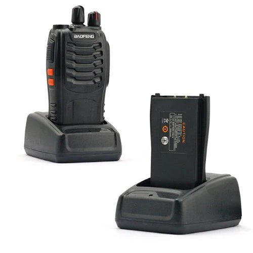 Baofeng (20 Pcs) Two Way Handheld Interphone Radio 16CH 400-470MHZ Long Range Walkie Talkie (Black)