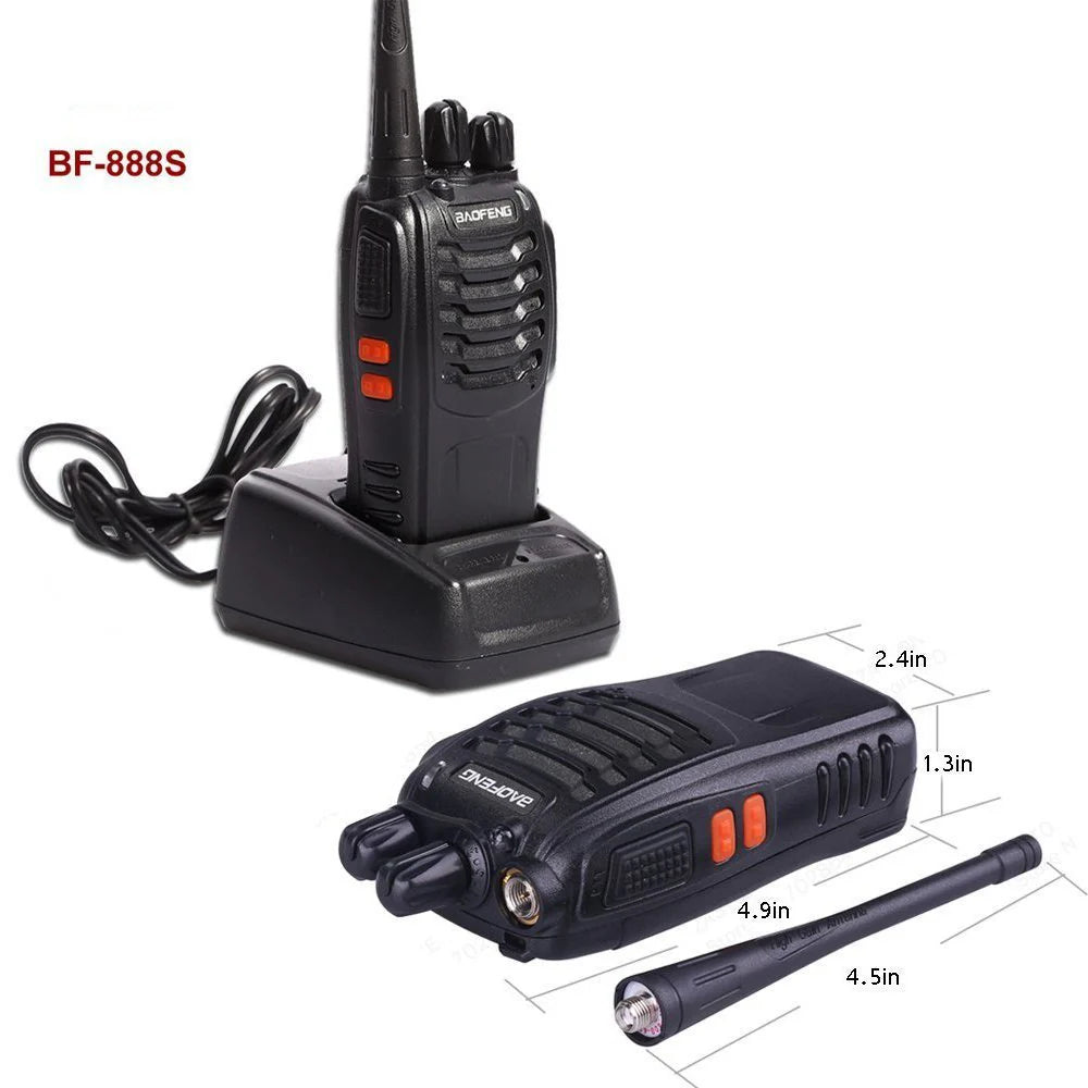 BaoFeng Walkie Talkie pack of 3 with earphone