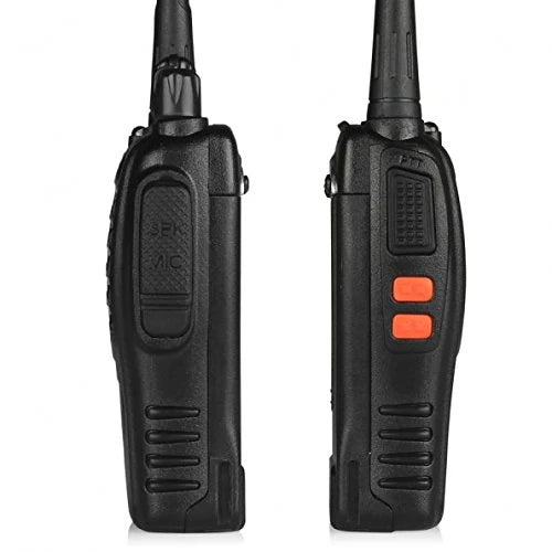 BaoFeng BF-888S Walkie Talkie 2 Way Radio Long Range (Black, 2 Pieces) 90 days waranty