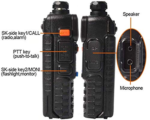 Baofeng UV5R Walkie Talkie , FM Radio, 1 year replacement waranty